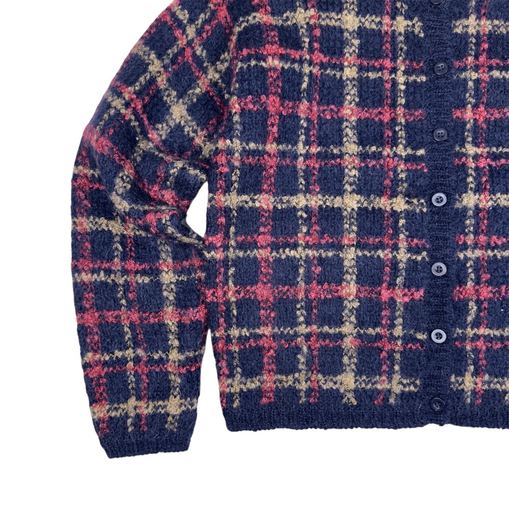 Vtg Mohair Wool Blend Cardigan Women's Small Cottagecore Paul Harris Cozy Knit - Picture 4 of 10